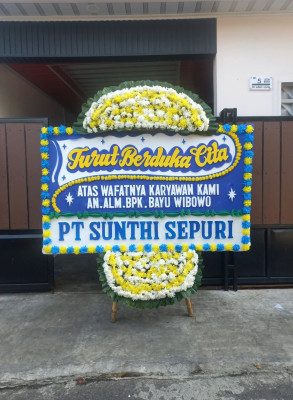 Papan Bunga Duka di Sindang Beliti Ulu